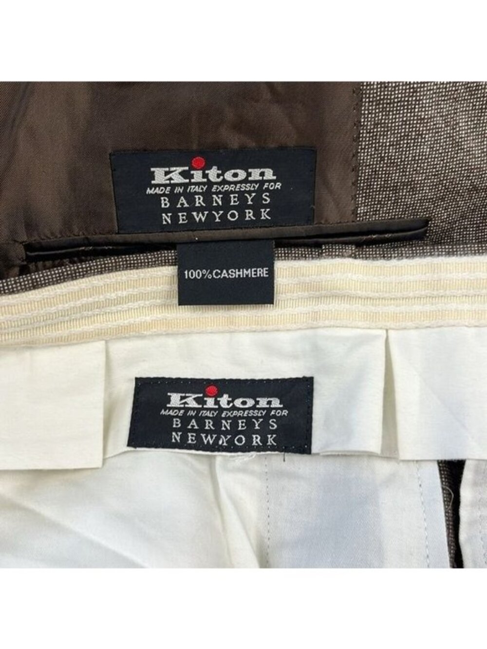 Kiton Barneys New York Cashmere 2 Pc 3 Button Suit - Picture 12 of 15